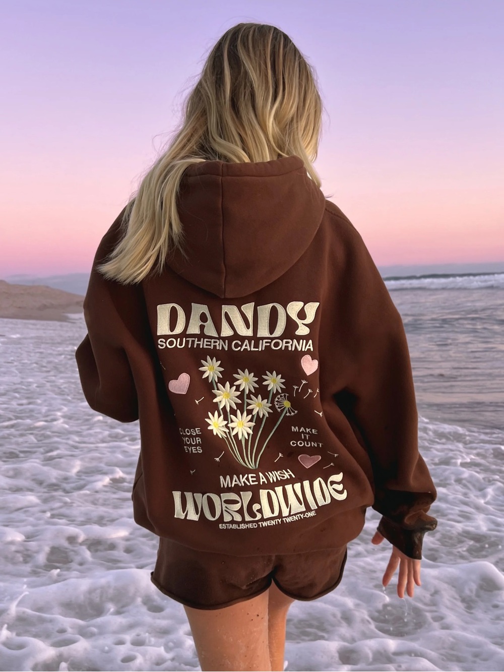 Dandy Worldwide "Make a Wish" Oversized Lux Hoodie Size M